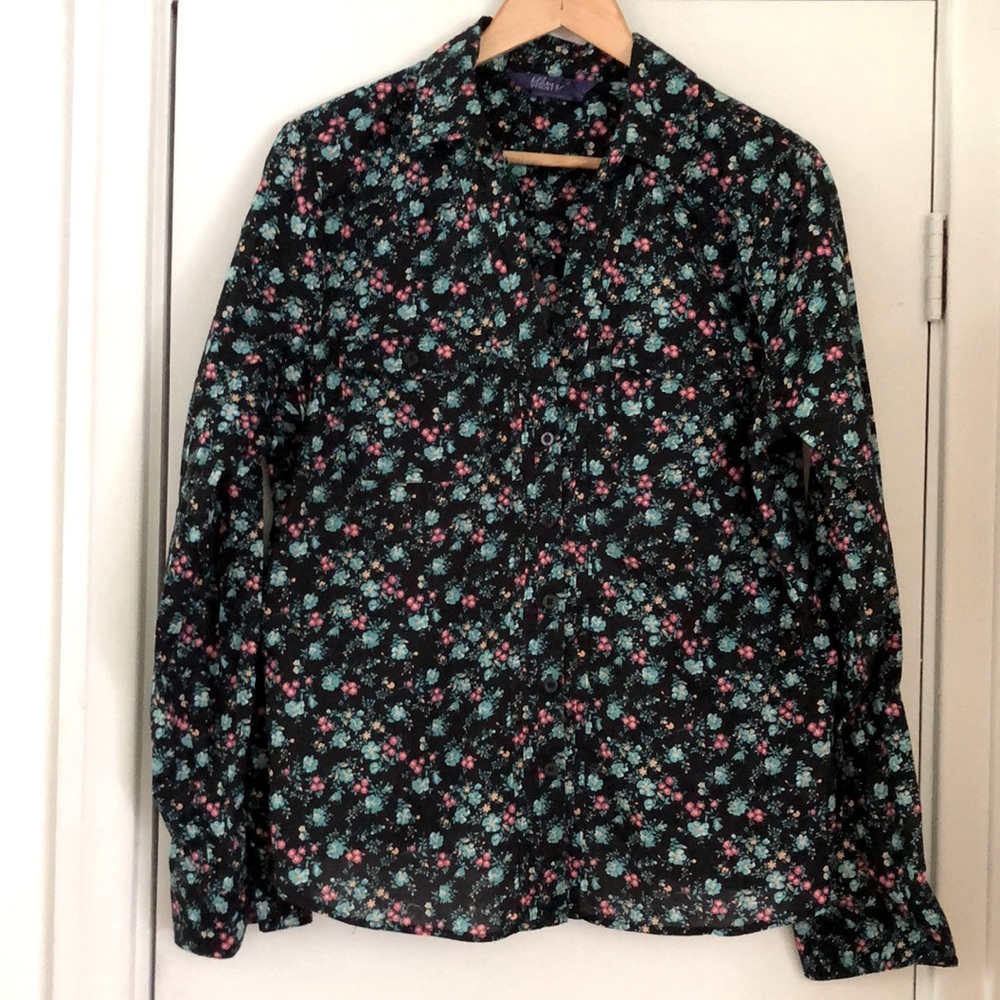 Miley Cyrus Floral Shirt
